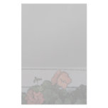 Watercolor Geraniums Stationery