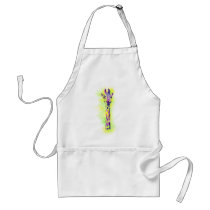 Watercolor Giraffe 2 Aprons
