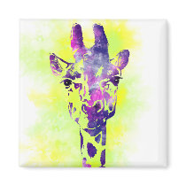 Watercolor Giraffe 2