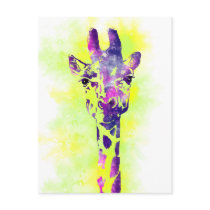 Watercolor Giraffe 2