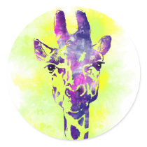 Watercolor Giraffe 2