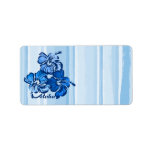 Watercolor Hibiscus Address Labels