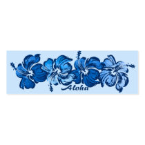 Watercolor Hibiscus Save The Date Bookmark