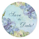 Watercolor Hydrangea Floral -  Save the Date