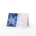 Watercolor Iris-Sympathy cards