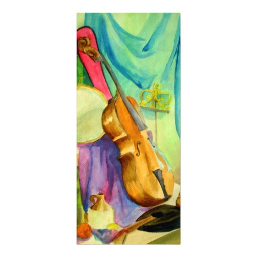 Watercolor Music Custom Rack Card
