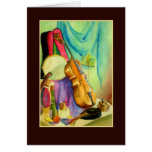 Watercolor Music Greeting Card