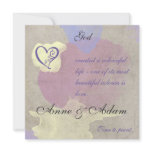 Watercolor paint painting of love invitation