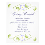 Watercolor Periwinkle Bloom Personalized Invite