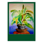 Watercolor Plant Card