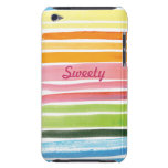 watercolor rainbow stripes  iPod Touch Case-Mate casemate cases
