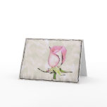 Watercolor Rosebud Greeting Cards