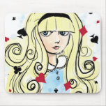 Watercolor Sketch Alice Mouse Pads