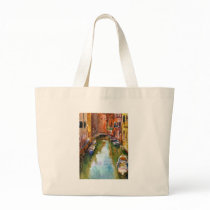 Watercolor Venice Painting Tote Bag