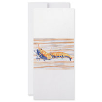 Watercolour of Shrimp on a dock, fishing bait Customized Rack Card
