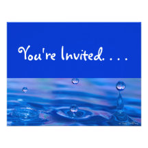Waterdrops Custom Announcements
