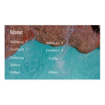 Waterfall 2 Profile Card Business Cards