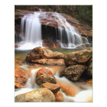 Waterfall and Mountain Stream Photographic Print