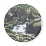 waterfall around the rocks #63 refrigerator magnet