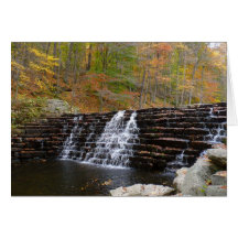 Waterfall at Laurel Hill State Park Card