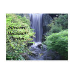 Waterfall at Missouri Botanical Garden postcards