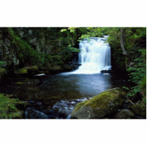 Waterfall at Watersmeet, North Devon, England Acrylic Cut Outs