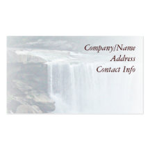 Waterfall Business Card Template