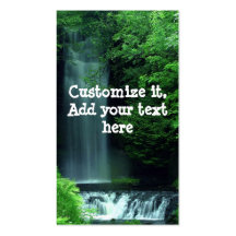 Waterfall business cards
