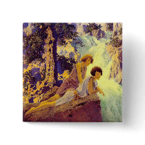 Waterfall - by Maxfield Parrish