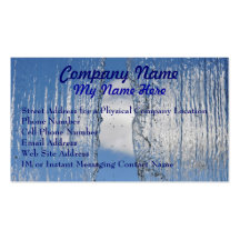 Waterfall Fresh Flowing Water Business Cards