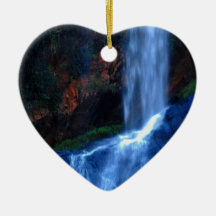 Waterfall Haven Christmas Tree Ornament
