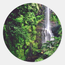 Waterfall In The Jungle Stickers