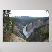 Waterfall in the Mountains Print
