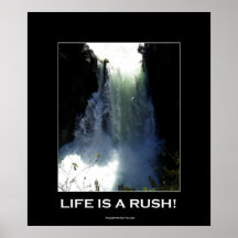 WATERFALL Motivational Print