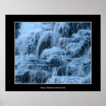 Waterfall : New York State Poster