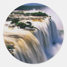 Waterfall Ocean Sticker