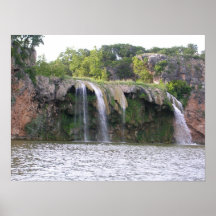 Waterfall on the River Poster