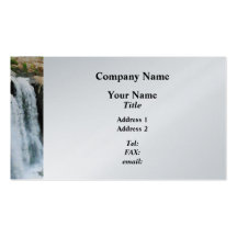 Waterfall Paterson NJ - Platinum Business Cards