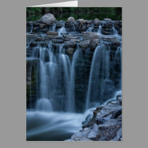 Waterfall Photo greeting card cards