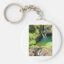 Waterfalls along the Road to Hana, Maui, Hawaii Key Chains