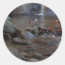 Waterfalls Streams Rocks Stickers