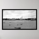 Waterfront at Dar-es-Salaam, Tanganyika 1902 Print