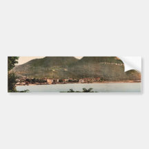 Waterfront, Garda, Lake of, Italy classic Photochr Bumper Sticker