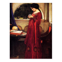Waterhouse The Crystal Ball Postcard