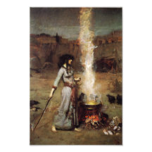 Waterhouse The Magic Circle Print Art Photo