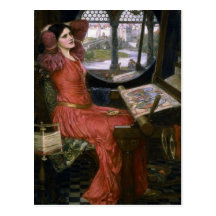 Waterhouse's Lady of Shalott Postcard