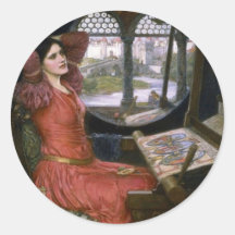 Waterhouse's Lady of Shalott Stickers