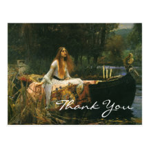 Waterhouse's The Lady of Shalott Post Cards