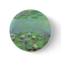 Waterlilies (1914) by Claude Monet Button