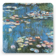 Waterlilies by Claude Monet, Vintage Impressionism Personalized Announcement